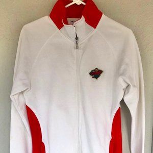 Minnesota Wild NHL Hockey Zip-up Jacket - Champion Women's Size Large